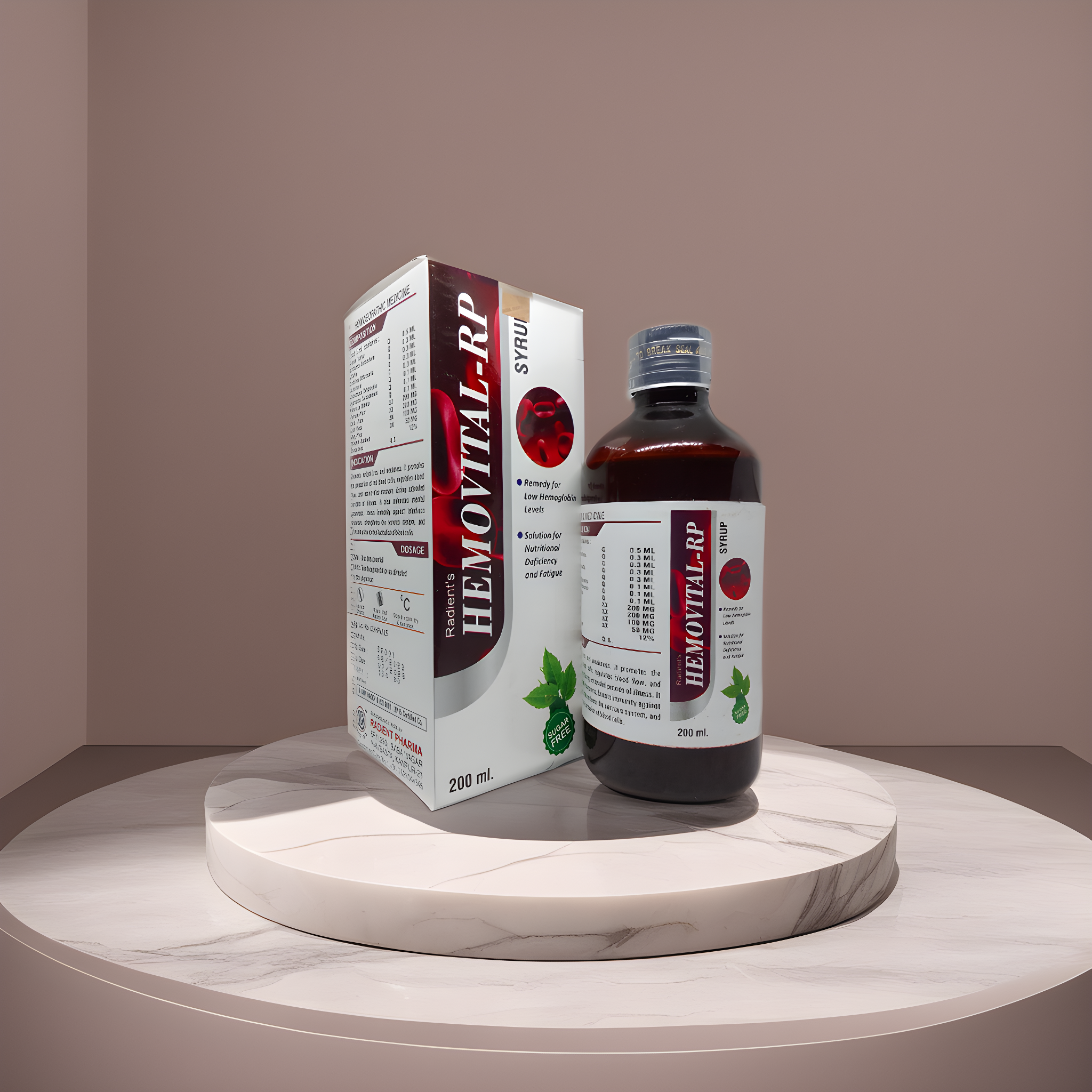 RADIENT HEMOVITAL-RP SYRUP 200ml
